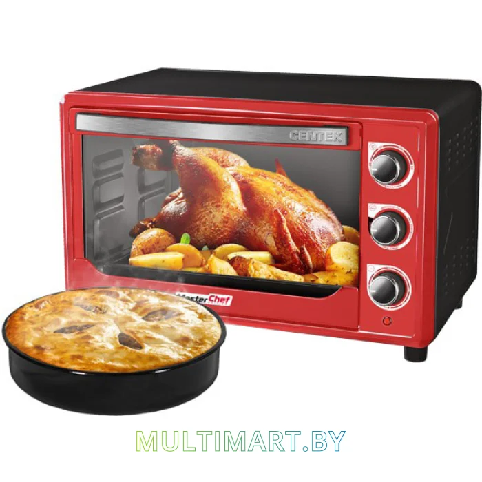 Мини-печь CENTEK CT-1538-50 (красный)